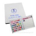 professional 120 nail gel polish color display book for nail salon